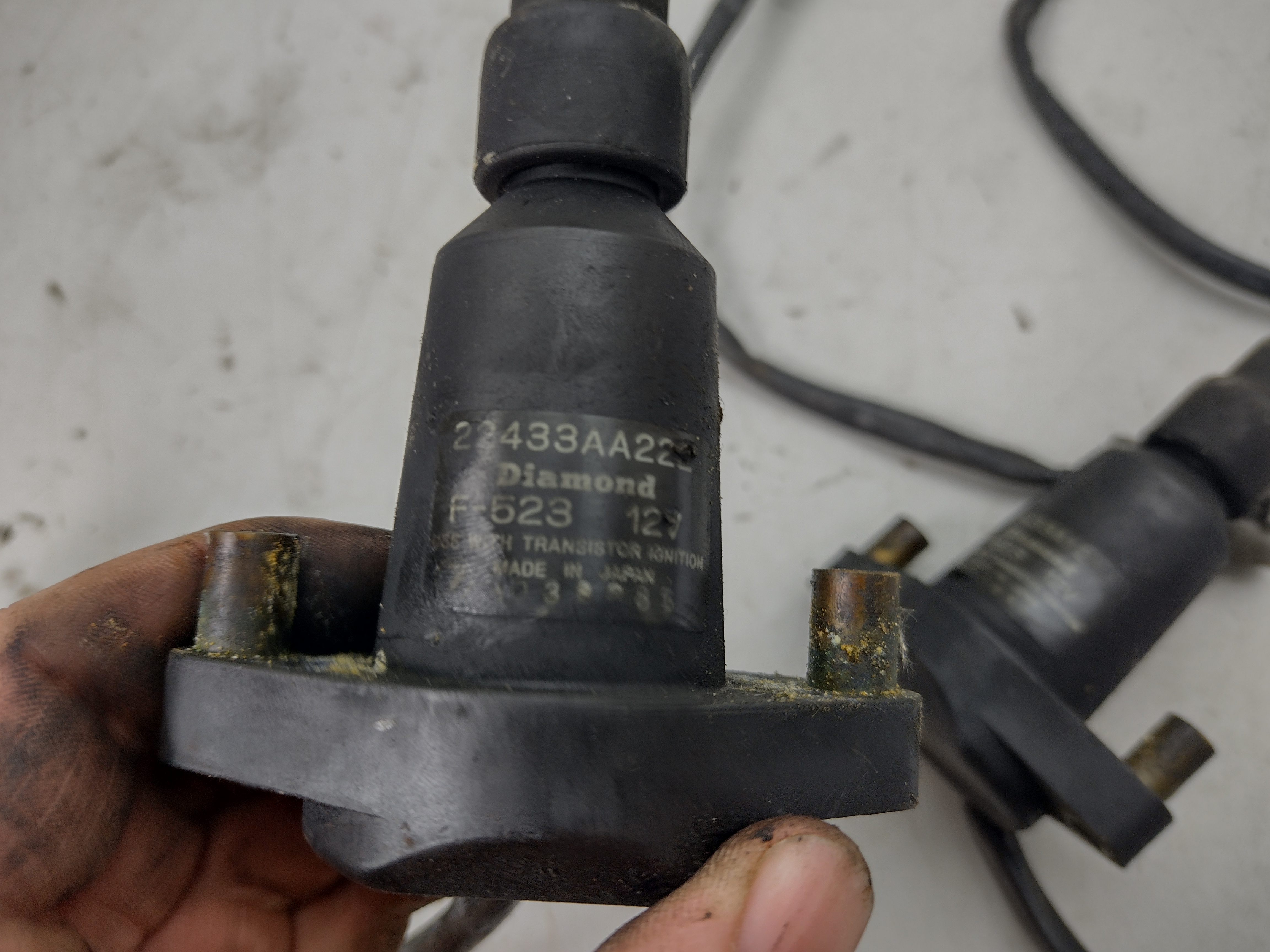 Satz Zündspulen 22433AA222 für SUBARU LEGACY Turbo BC BJF Diamond F-523
