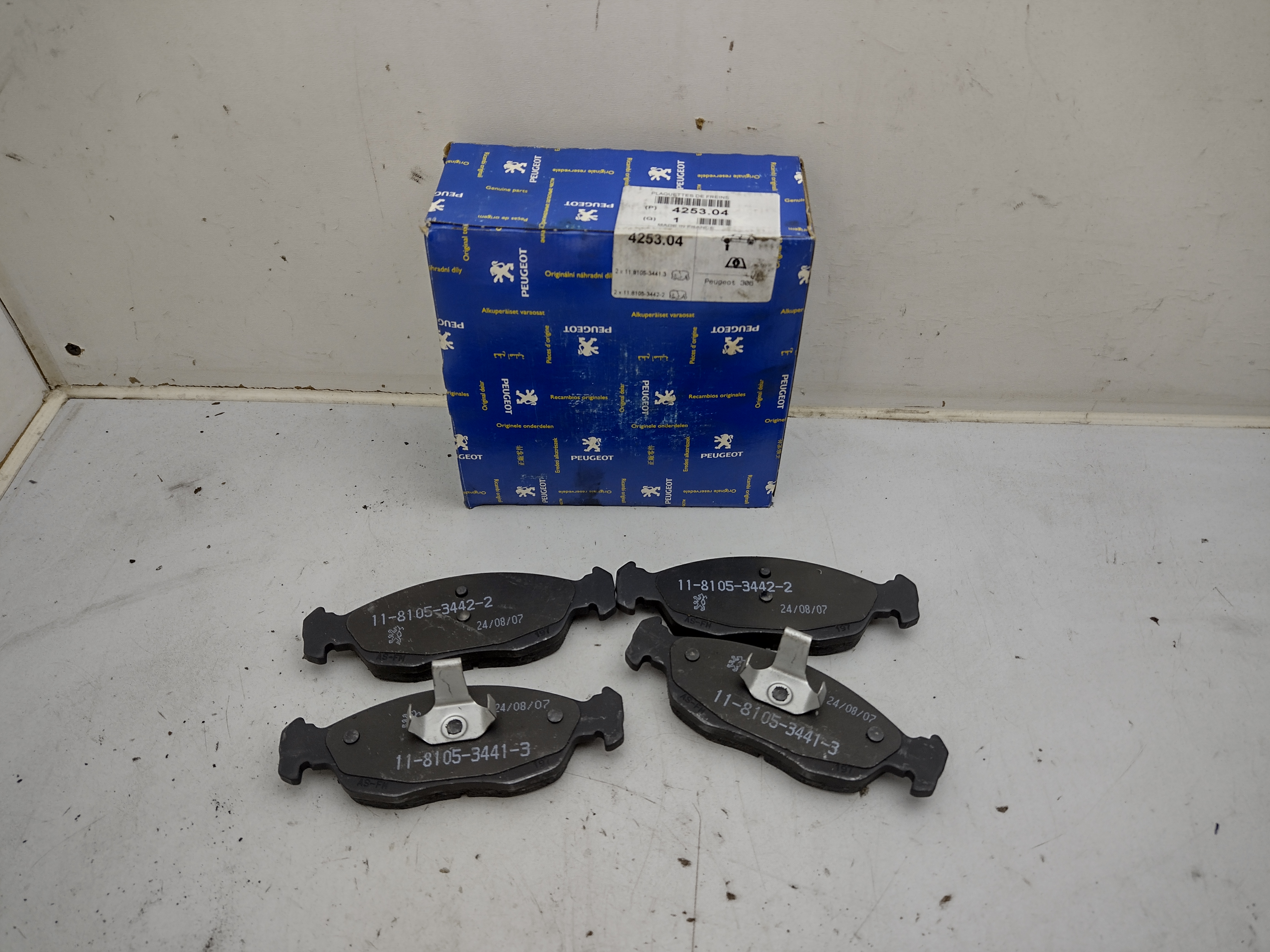 Peugeot 306 106 II Citroen Xsara Bremsbeläge vorne (Sys.ATE-TEVES) 425304 NOS NEW OEM