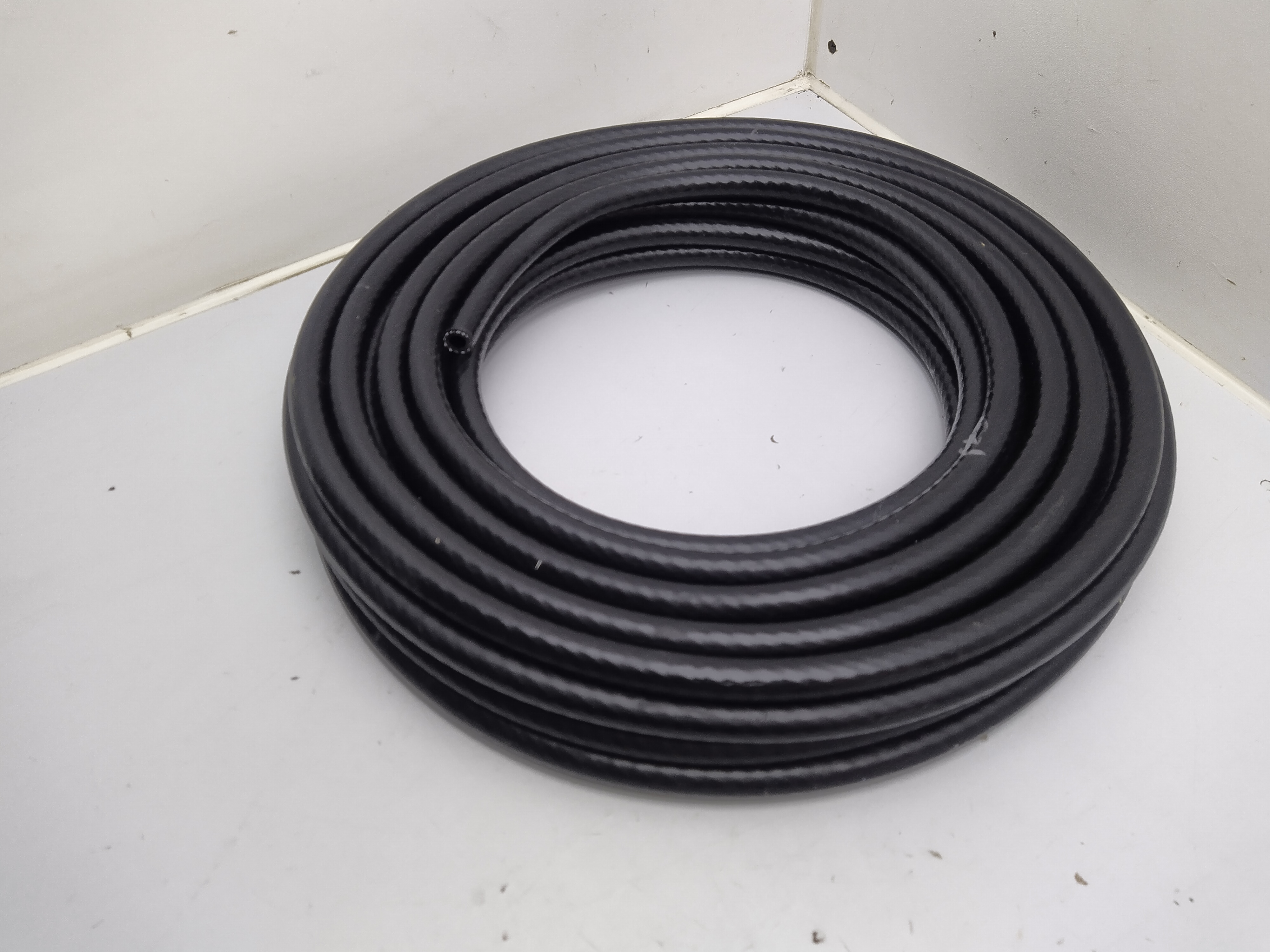 8mm Silikon Unterdruckschlauch verstärkt schwarz