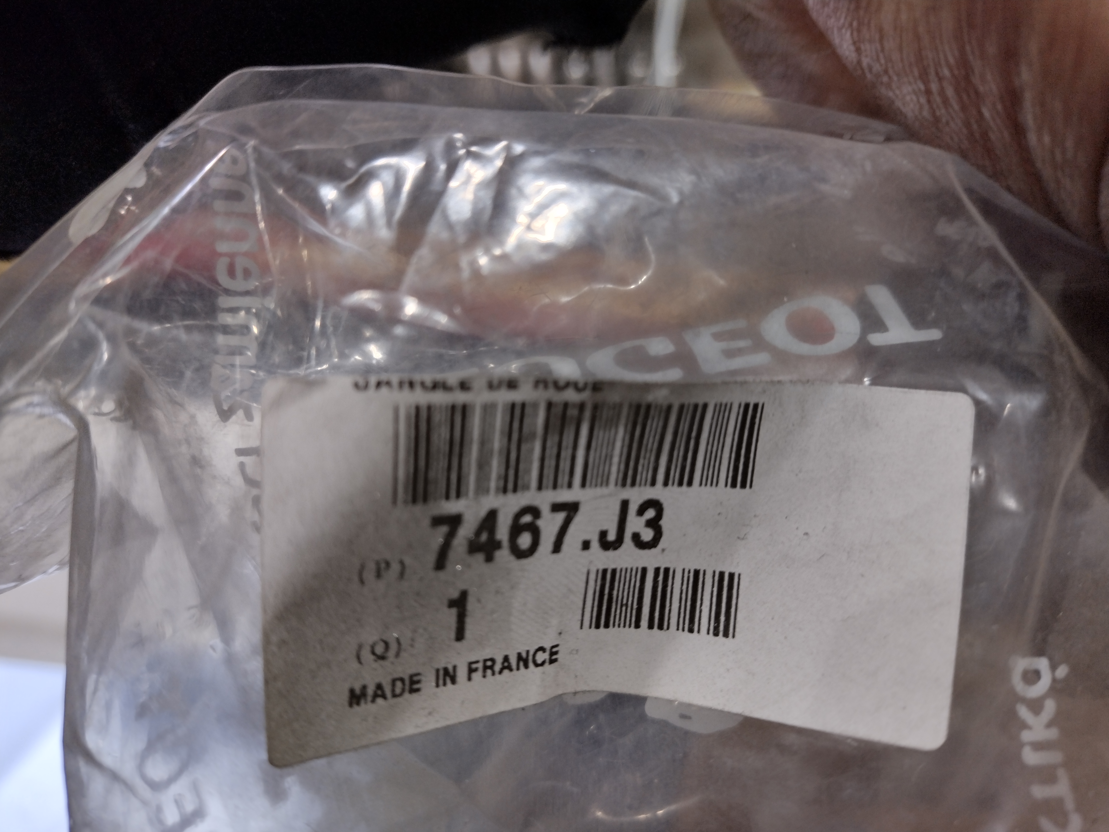 Peugeot GURTBAND 7467J3 NEU NOS NEW