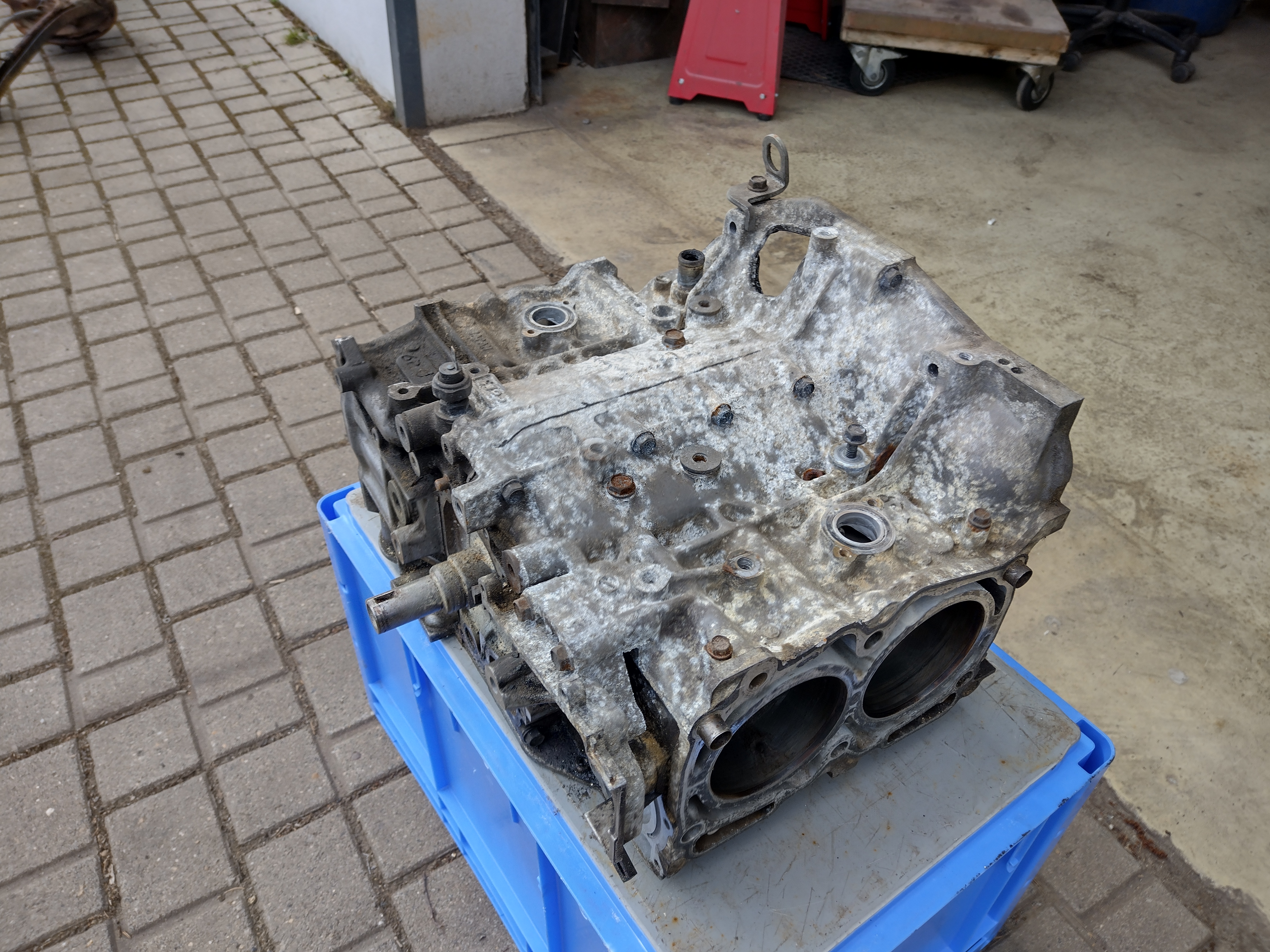Subaru EJ22 Motorblock mit Kurbelwelle, Pleueln und Kolben Shortblock