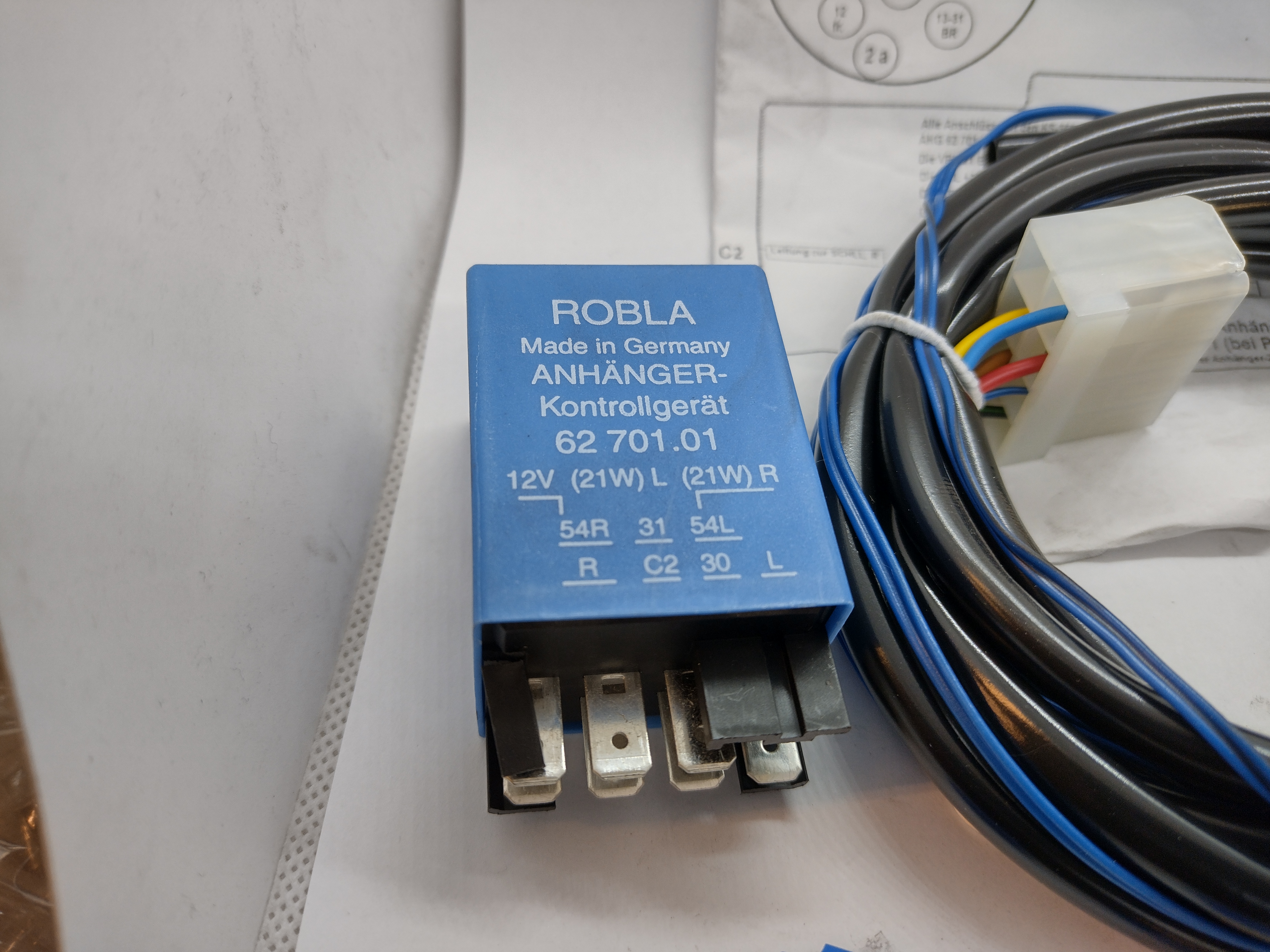 Peugeot / Citroen Kabelbaum E Satz für Anhängerkupplung 002356 NEU NOS NEW OEM