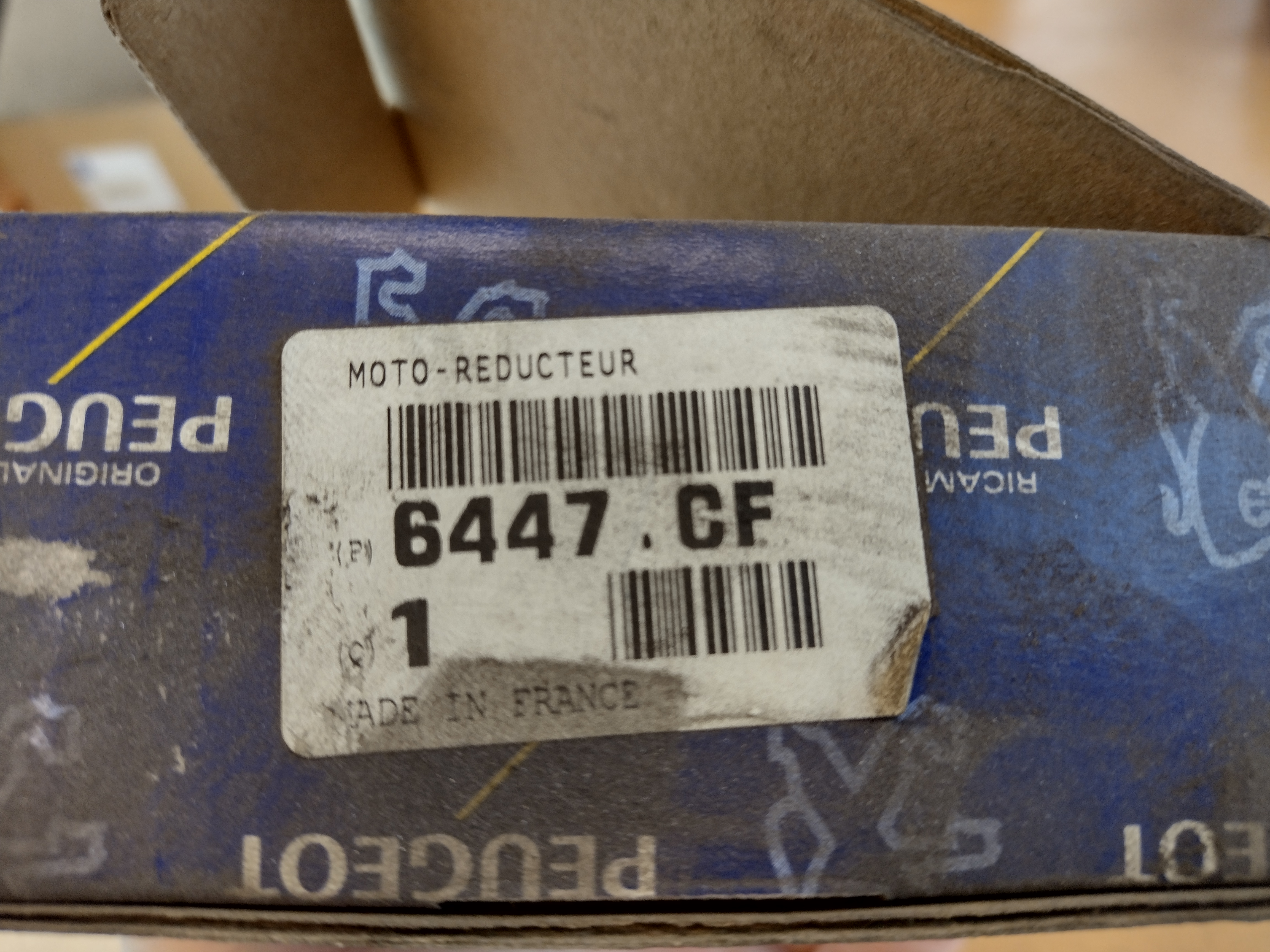 Peugeot 406 / Citroen XSARA Xantia Stellelement, Mischklappe 6447F6 NEU NOS NEW OEM