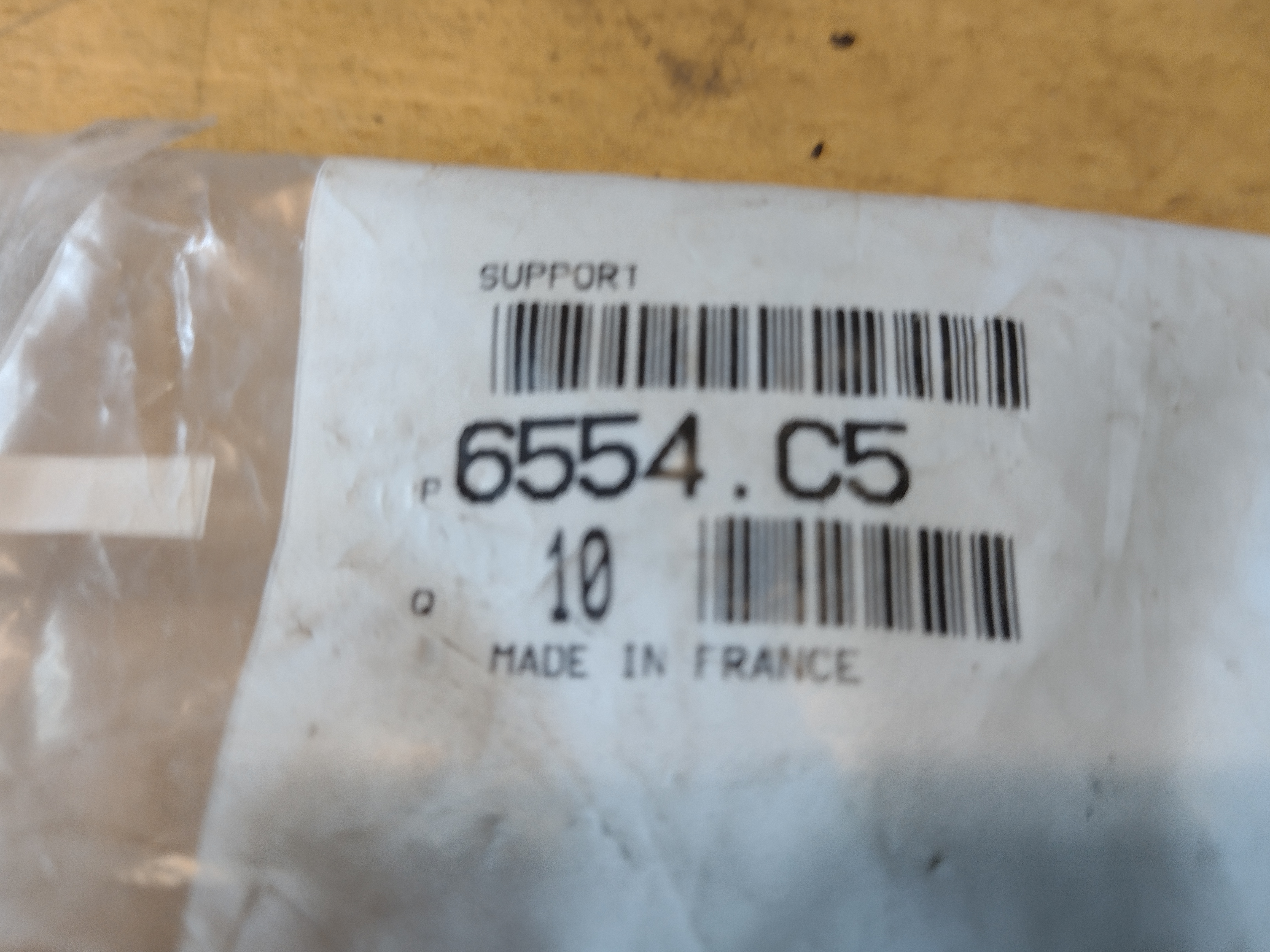 Peugeot / Citroen TRAEGER 6554C5 NEU NOS NEW OEM