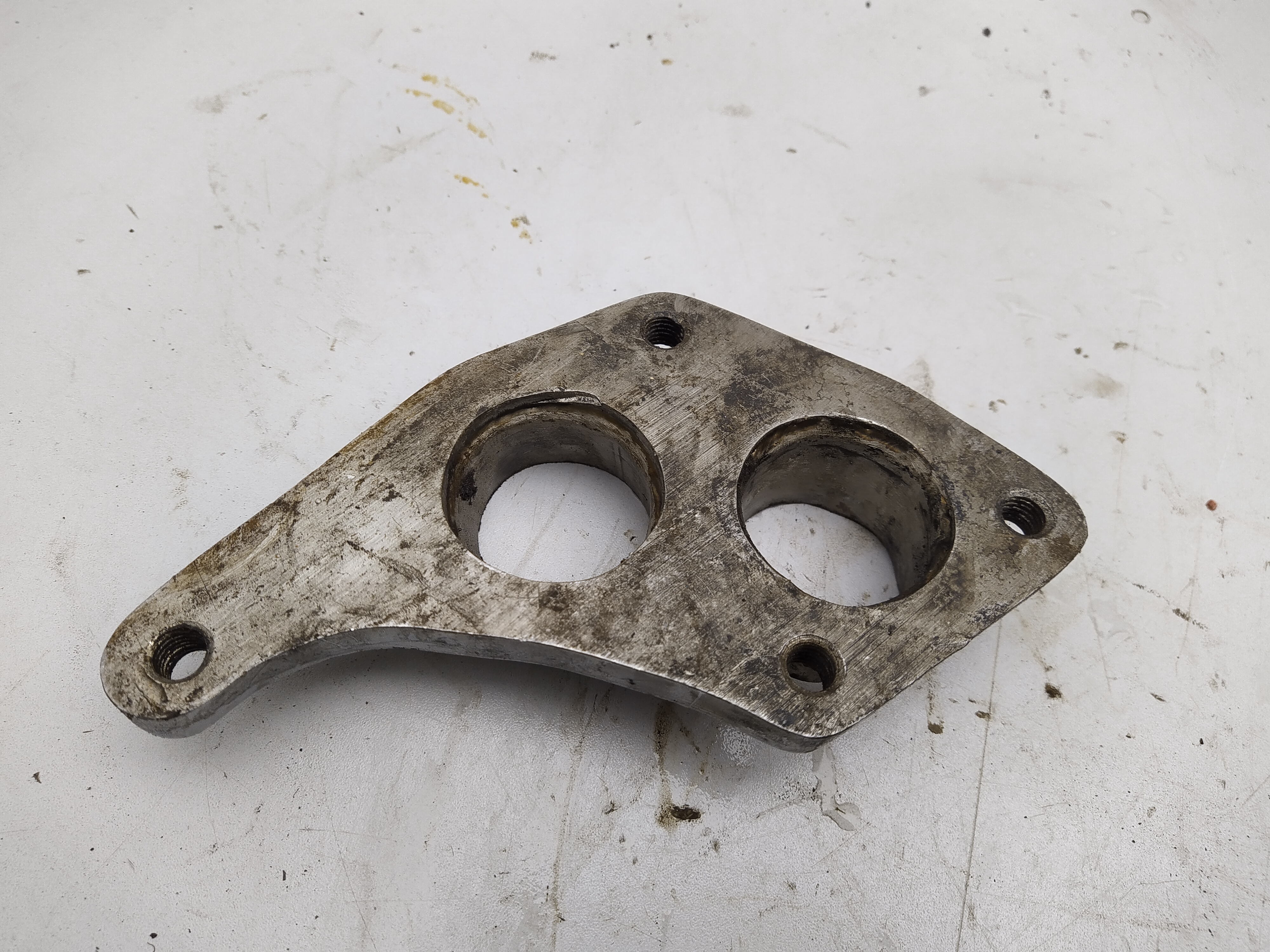 Flansch V2A Edelstahl für Subaru Impreza WRX STI mit Twinscroll Turbolader GDA GDB