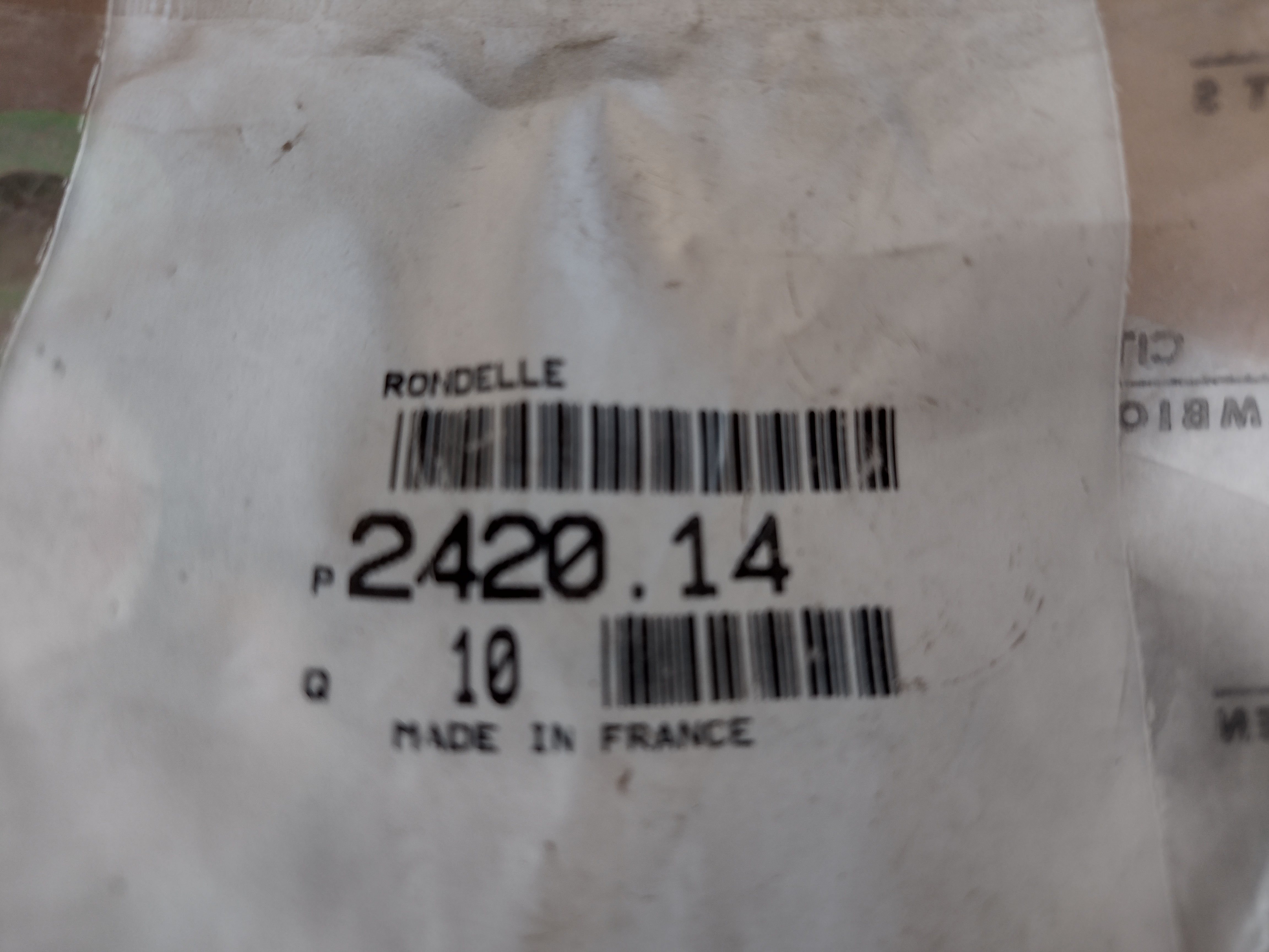 Peugeot / Citroen Unterlegscheibe 242014 NEU NOS NEW OEM