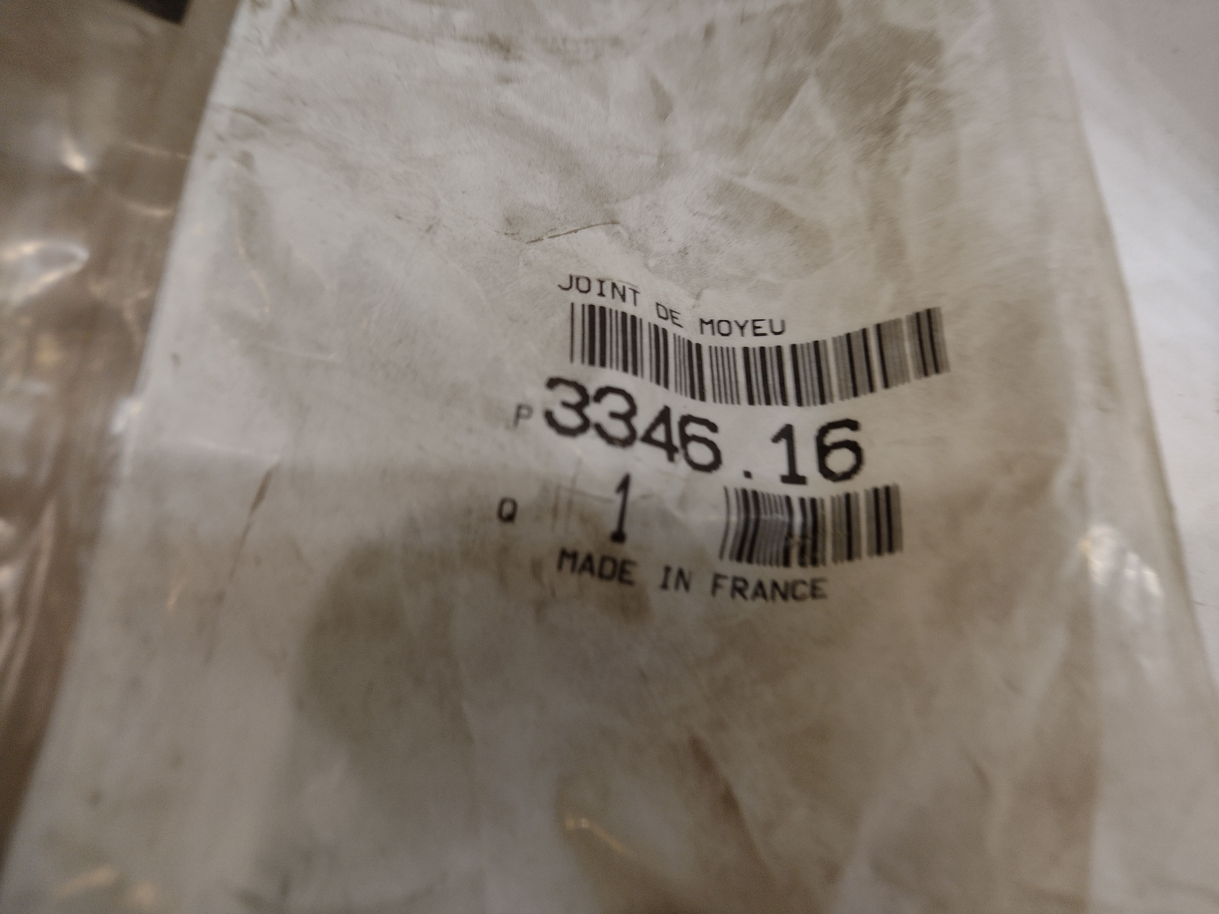 Peugeot / Citroen DICHTUNG FÜR RADNABE 334616 NEU NOS NEW