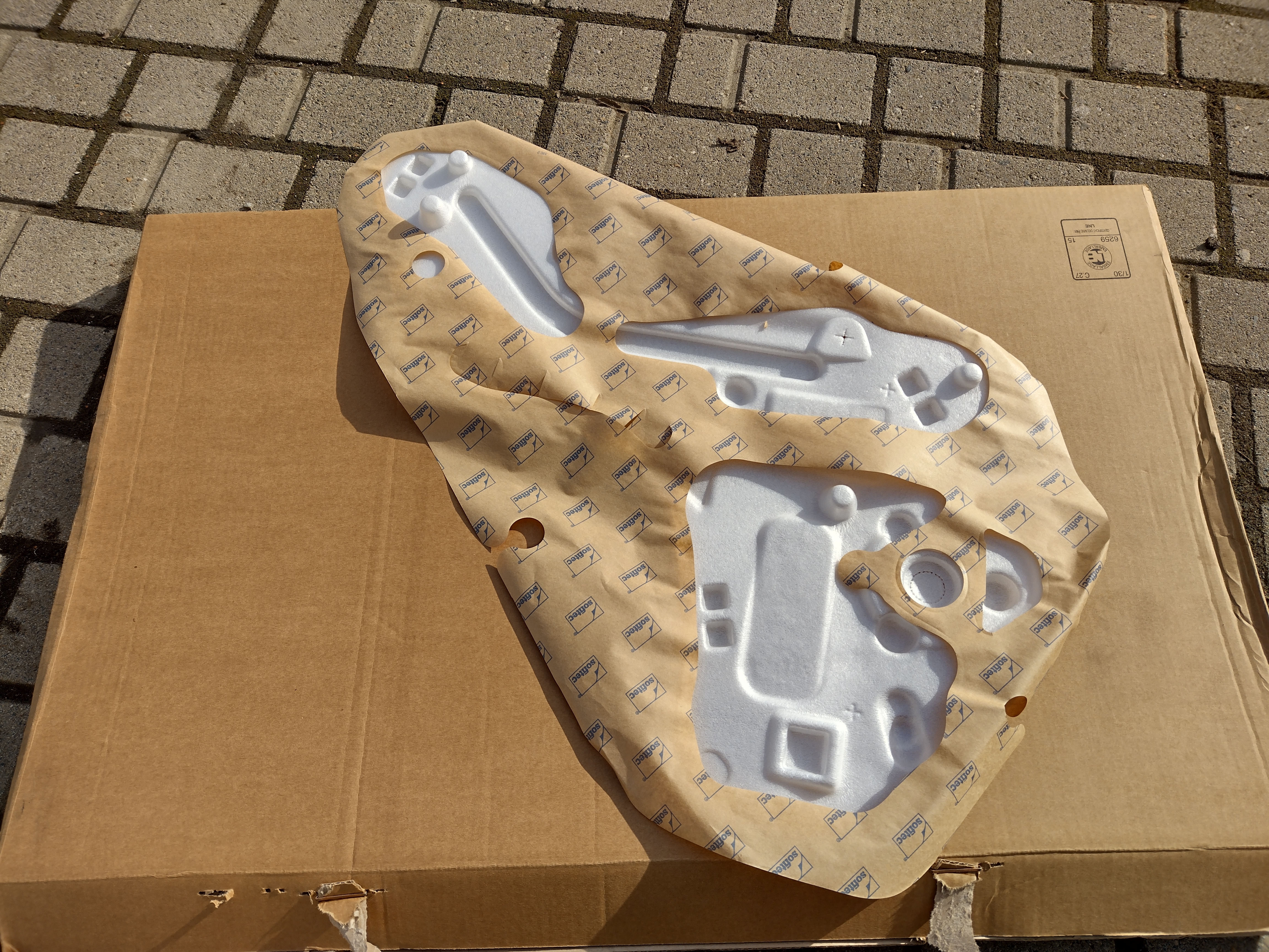 Peugeot 208 2008 hinten rechts Türfolie 9673850880 NEU NOS NEW