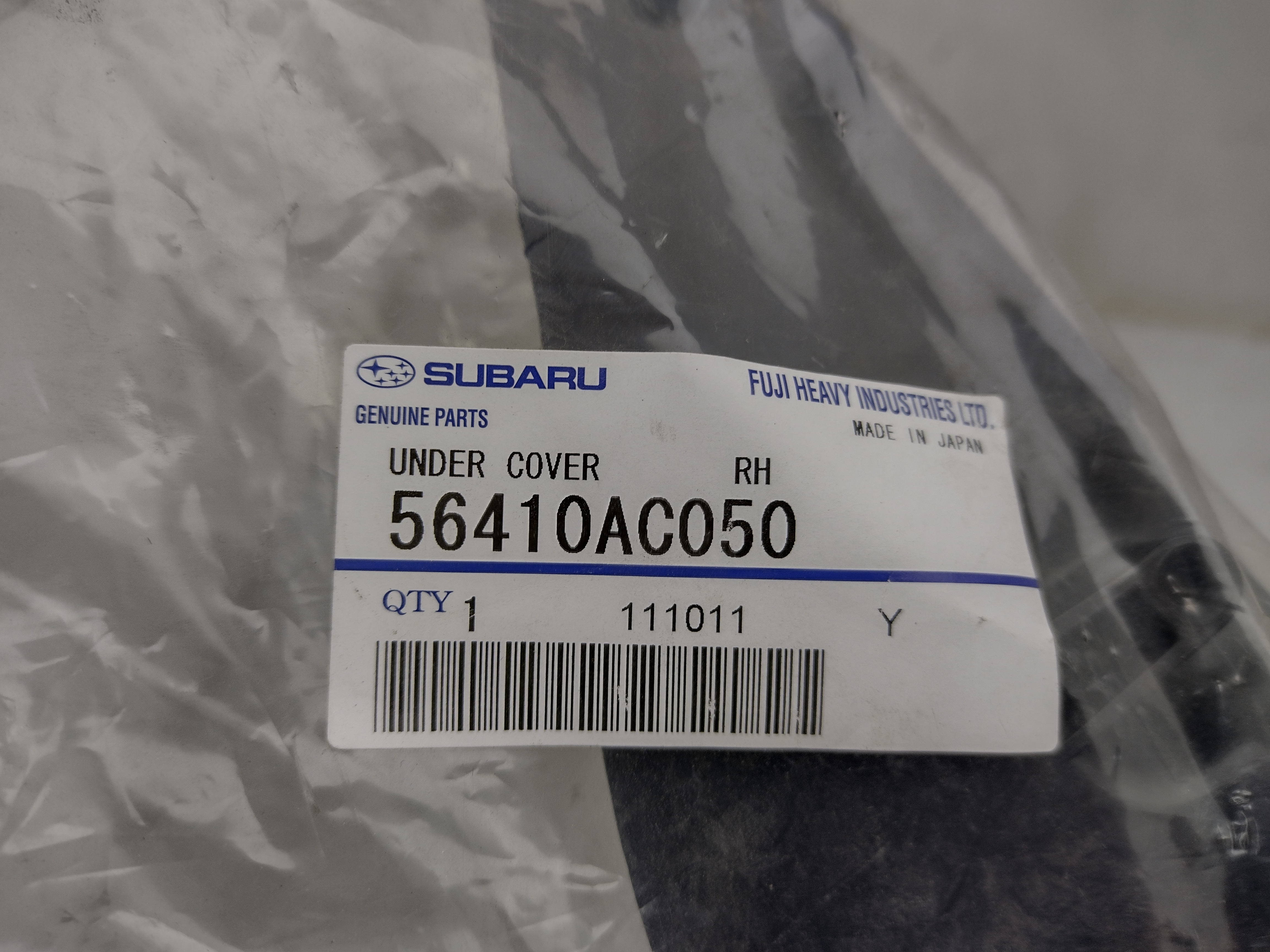 Splash Shield Spritzschutz 56410AC050 für Subaru Legacy BC BJF 1990-1995