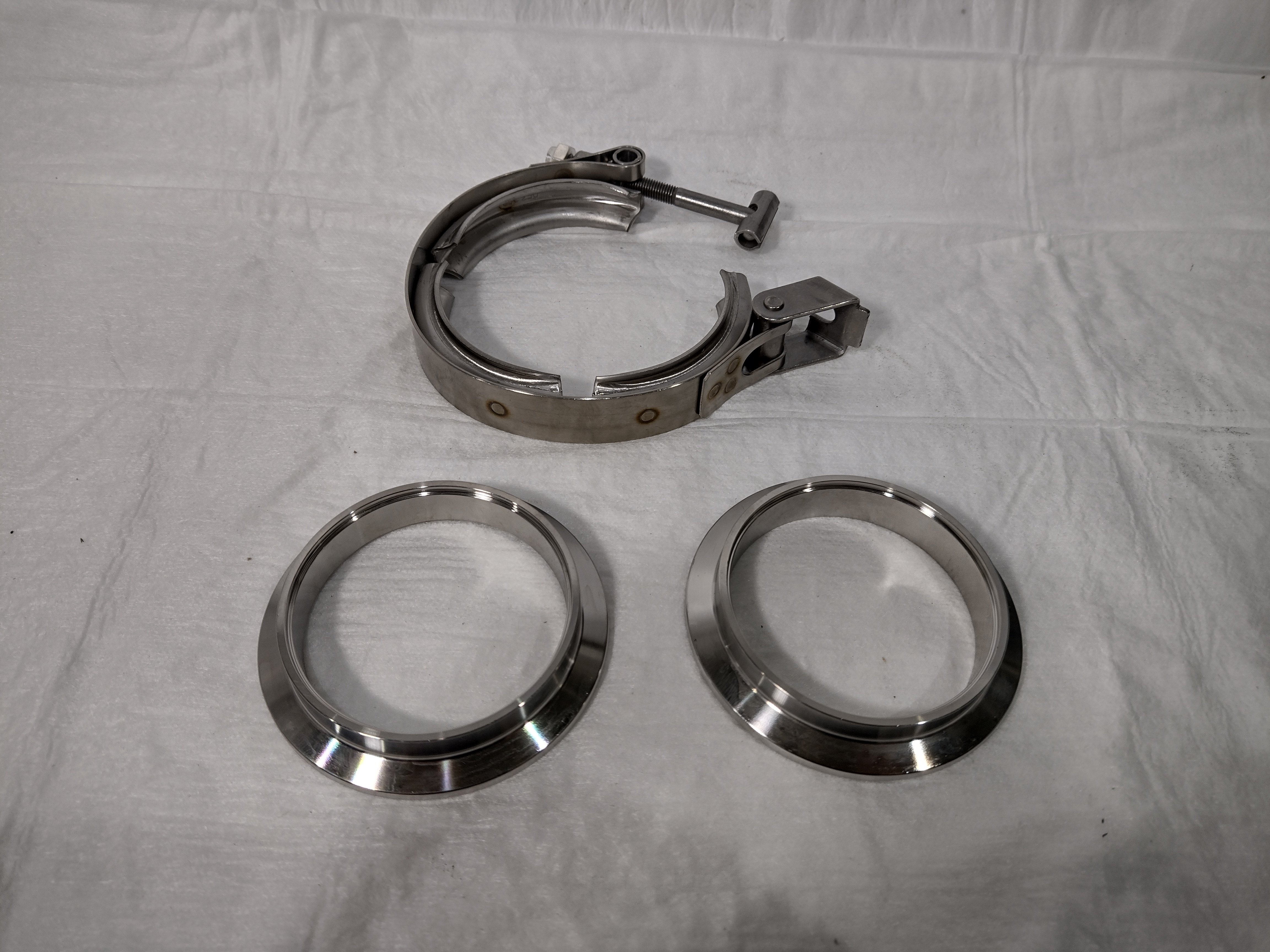 V-Band Satz  DELUXE 2,5 Zoll 63,5mm 