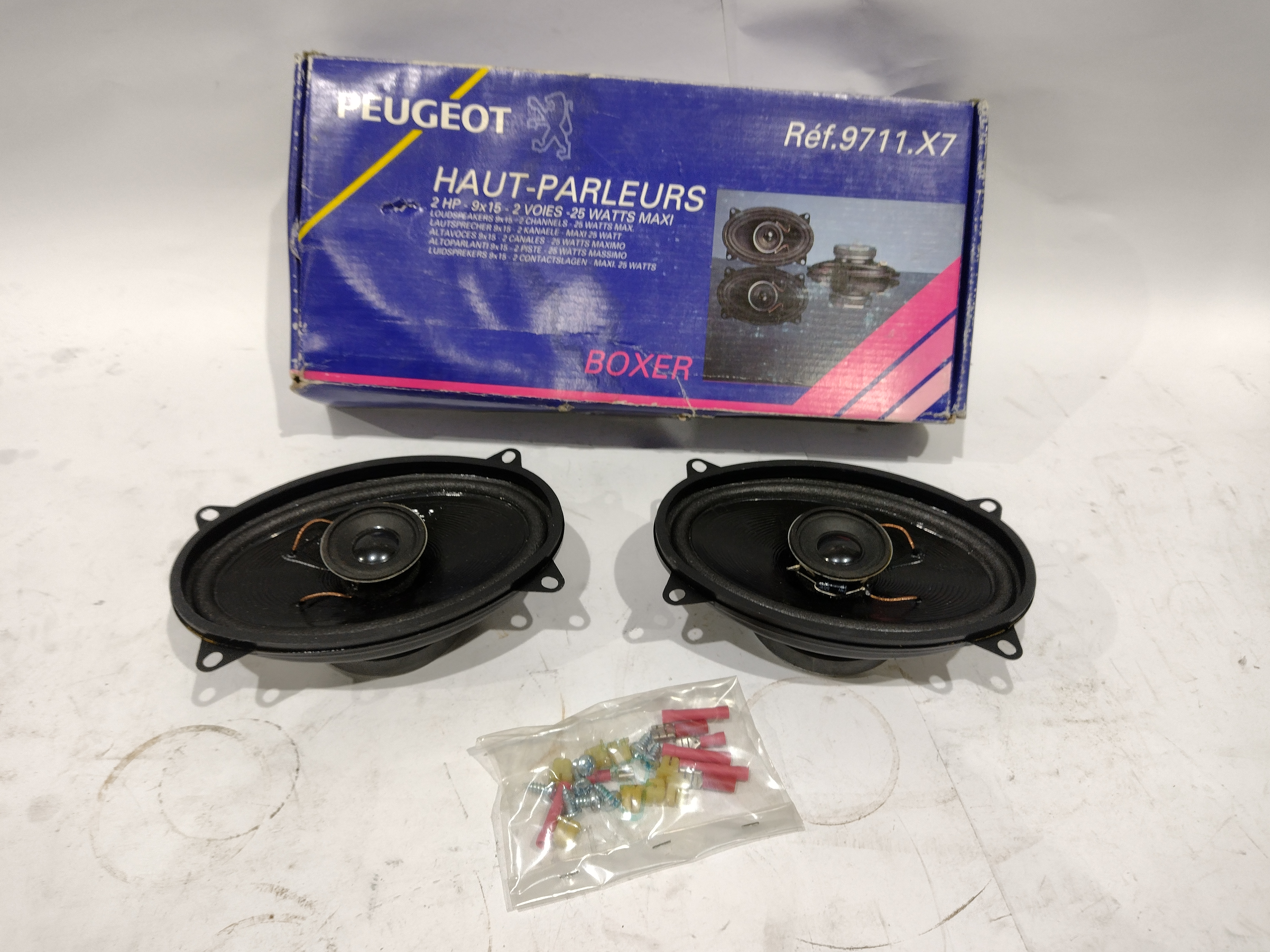 Peugeot Boxer Lautsprecher Set 9711X7 NEU NOS NEW