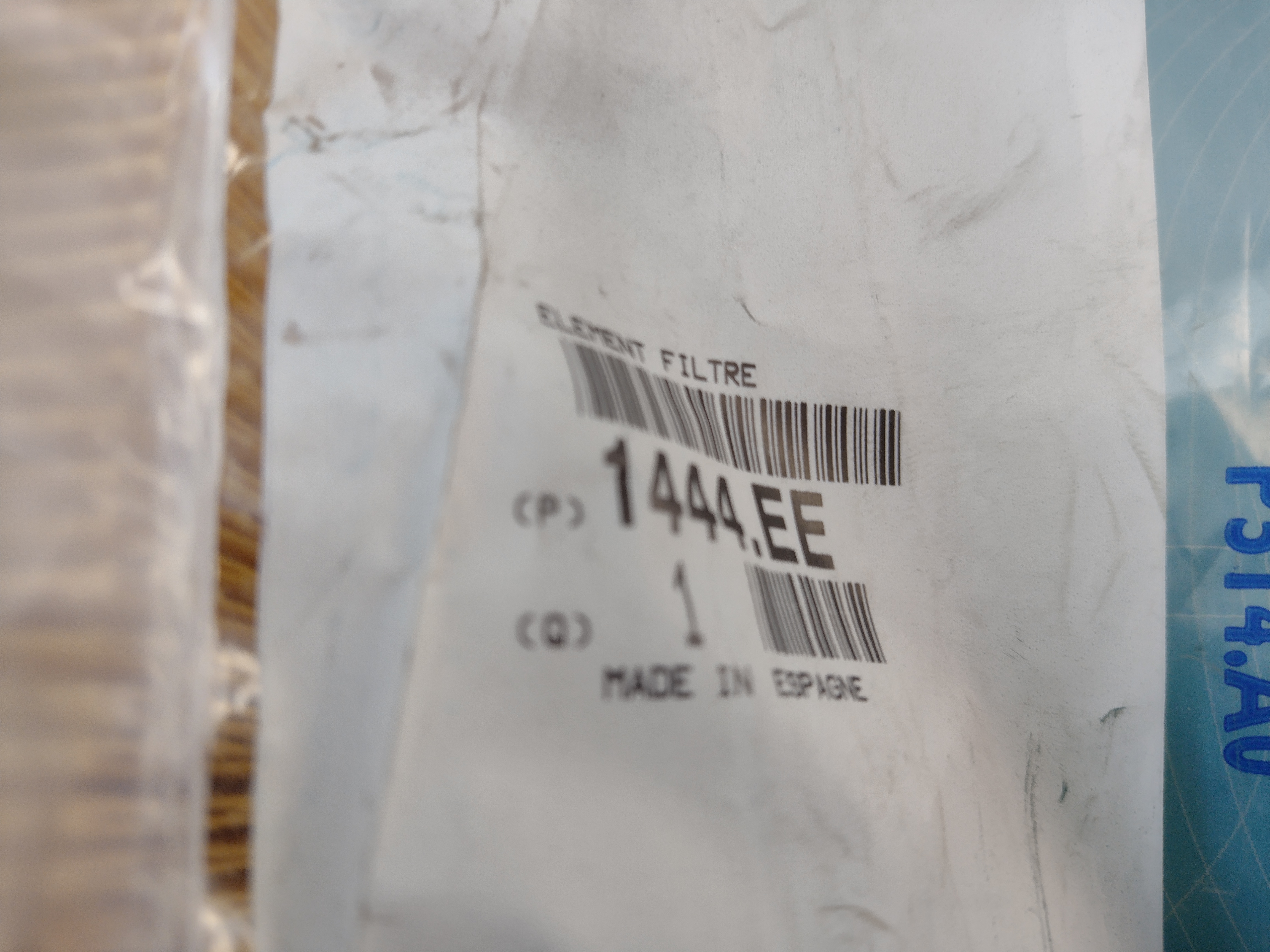 Peugeot Luftfilter 1444EE NEU NOS NEW OEM