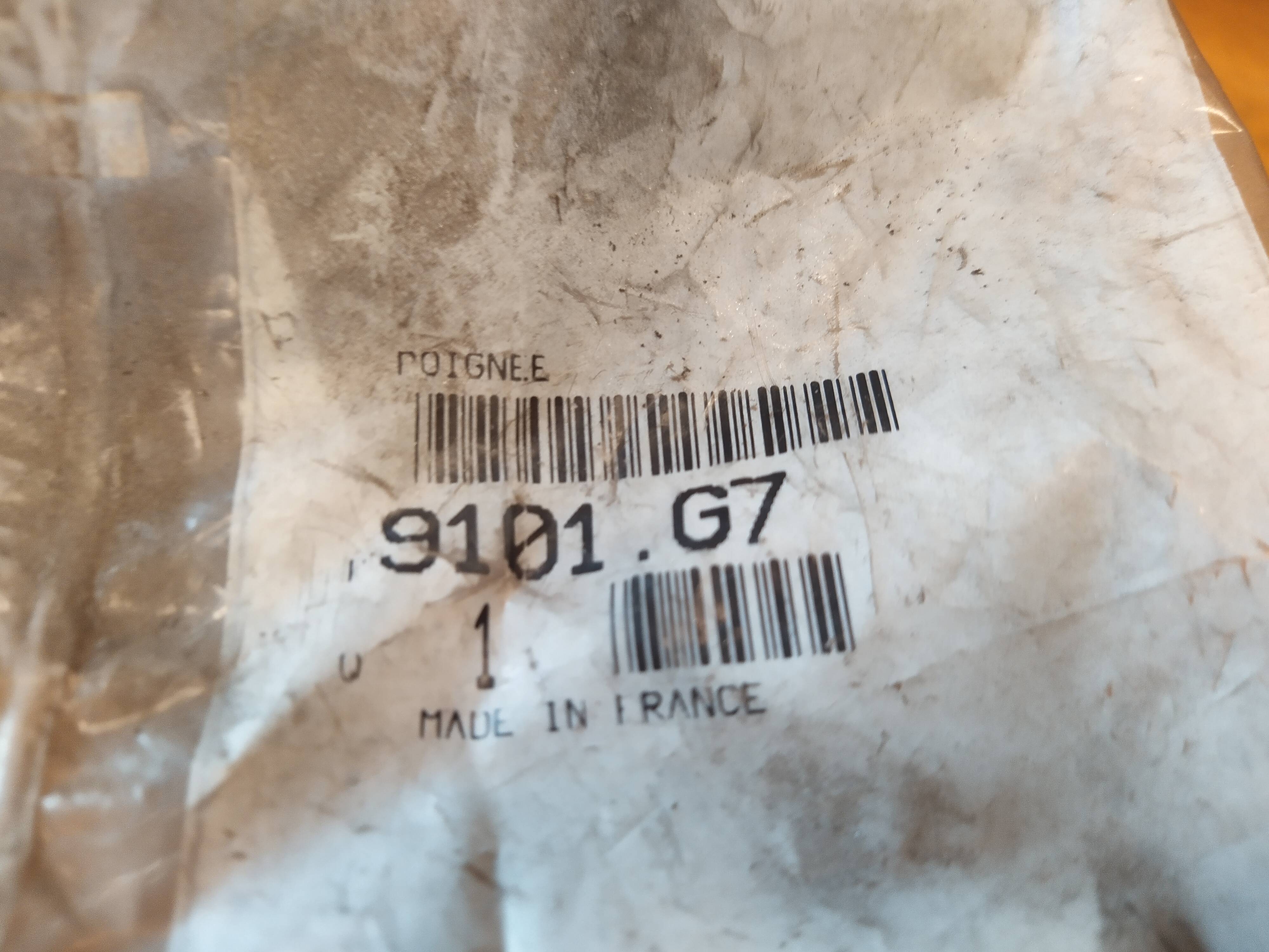 Citroen / Peugeot TÜRGRIFF 9101G7 NEU NOS