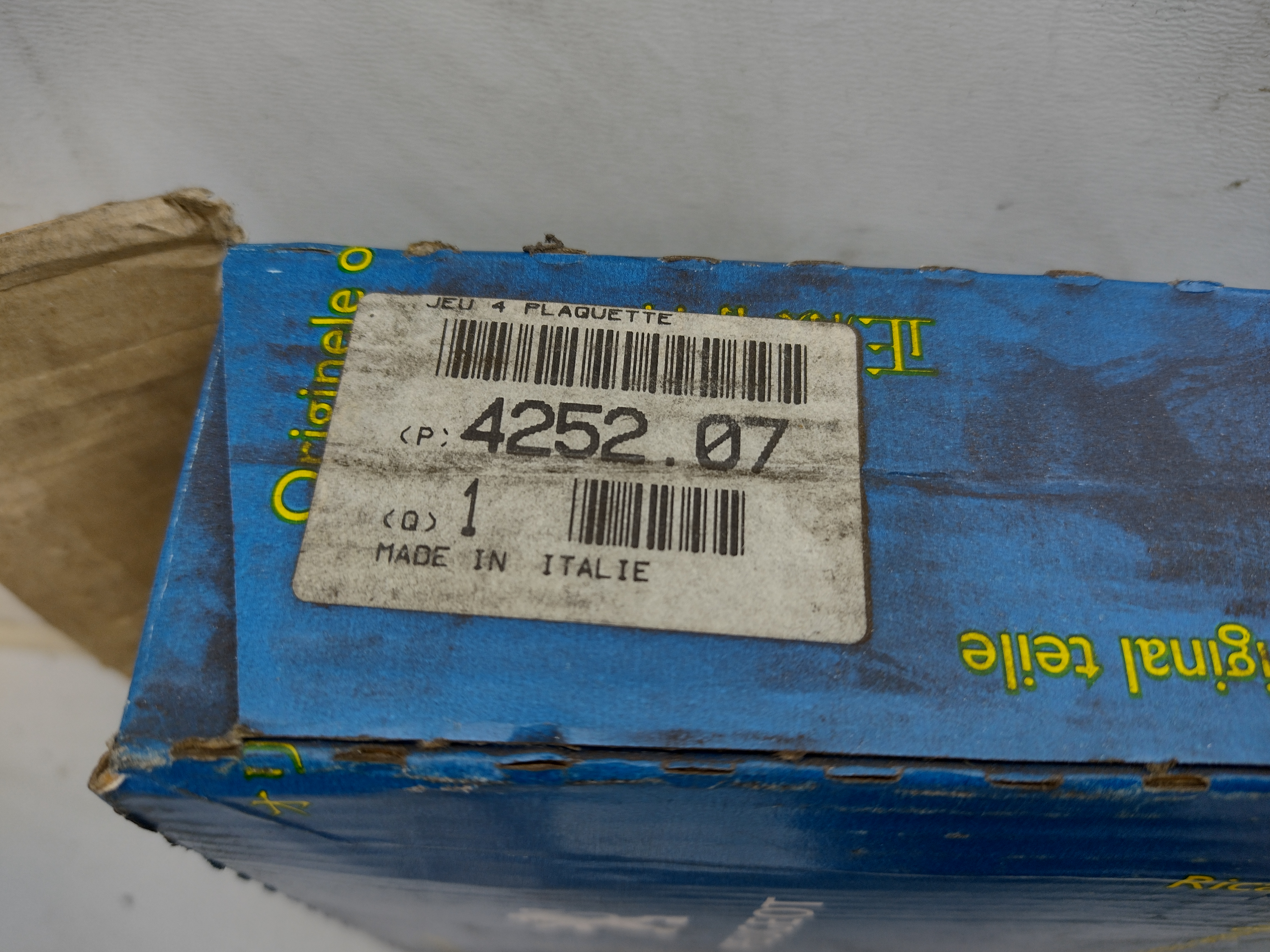 Peugeot / Citroen Bremsbeläge vorne (Sys.Brembo) 425207 NOS NEW OEM